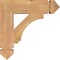 Ekena Millwork Imperial Arts & Crafts Smooth Bracket, Western Red Cedar, 3 1/2"W x 16"D x 16"H BKT04X16X16IMP03SWR - alternate 4
